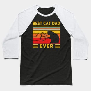 Best cat dad ever Baseball T-Shirt